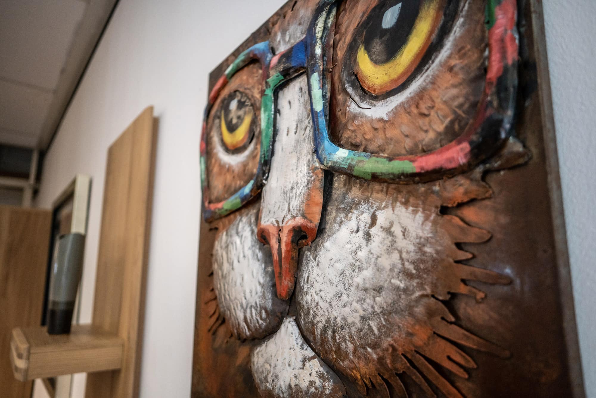 Dekoration und Wohnaccessoires in der Ausstellung